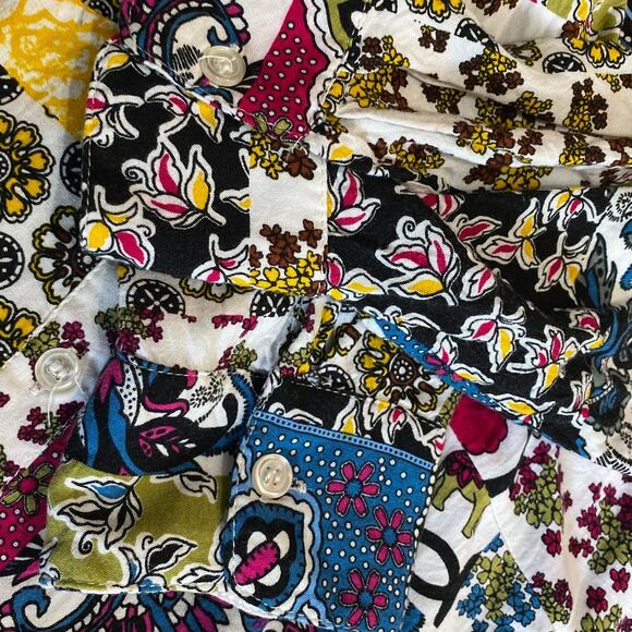 For The Republic Tunic Top Blouse Women Size 1X Art Classic Colorful BOHO - Picture 7 of 7